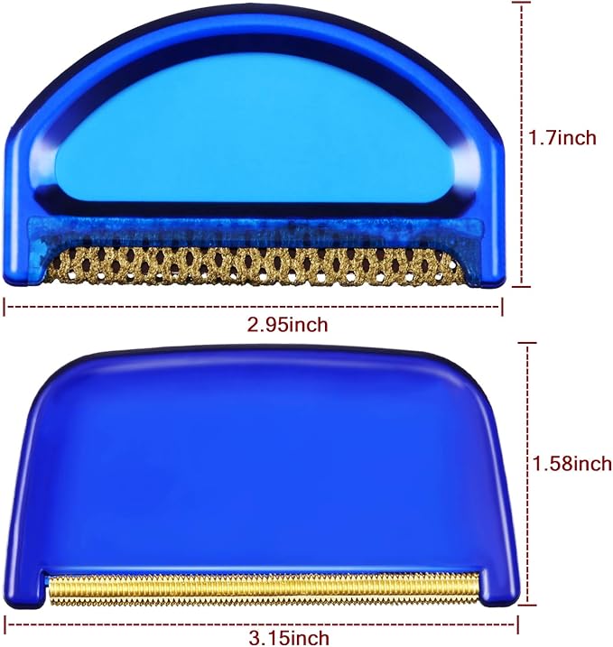 Boao 4 Pieces Sweater Combs to Remove Pilling Sweater Defuzzer, Retro Luxury | - Image 2