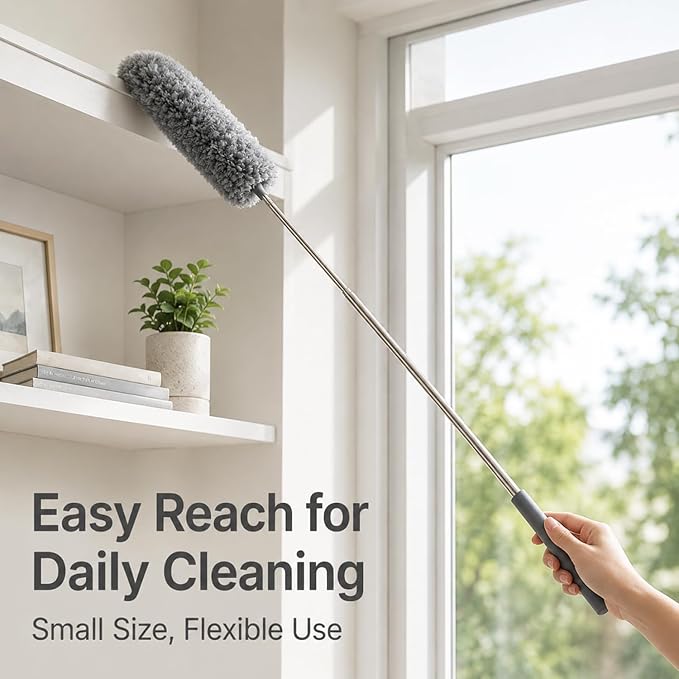 2 Pack Small Microfiber Feather Duster - Image 4