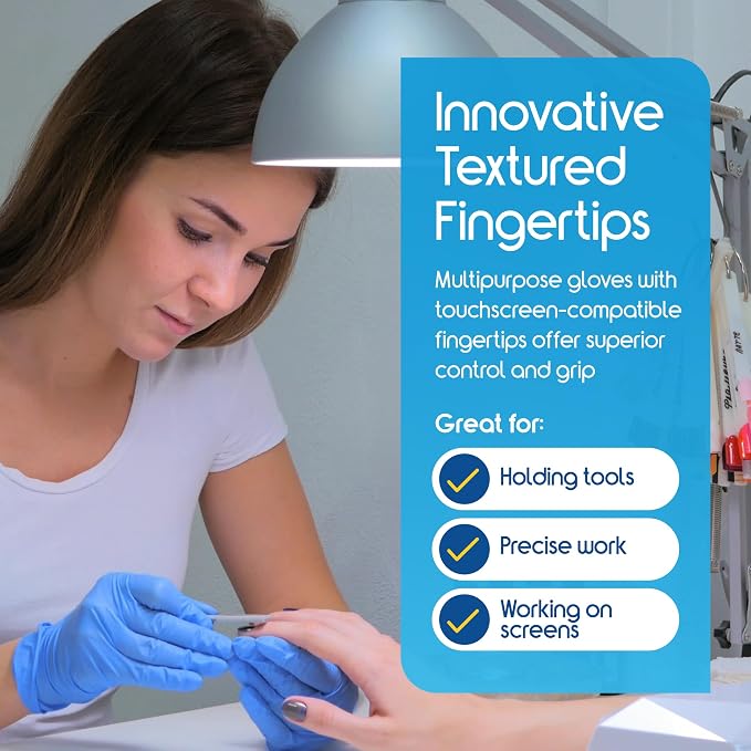 Inspire Black Nitrile Disposable Gloves | 4.5 Nitrile Disposable Safety Medical - Image 6