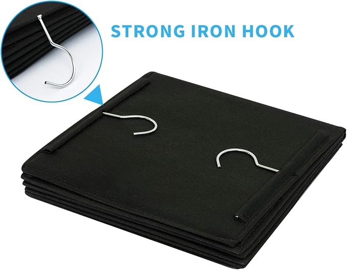 2 Pack Hanging Closet Organizer, 5 Shelves Hanging Storage - Image 7