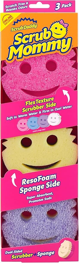 Scrub Mommy Kitchen Sponges by ScrubDaddy