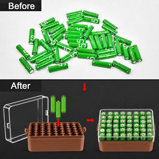 ALCYON Plastic Battery Storage Organizer - Image 6