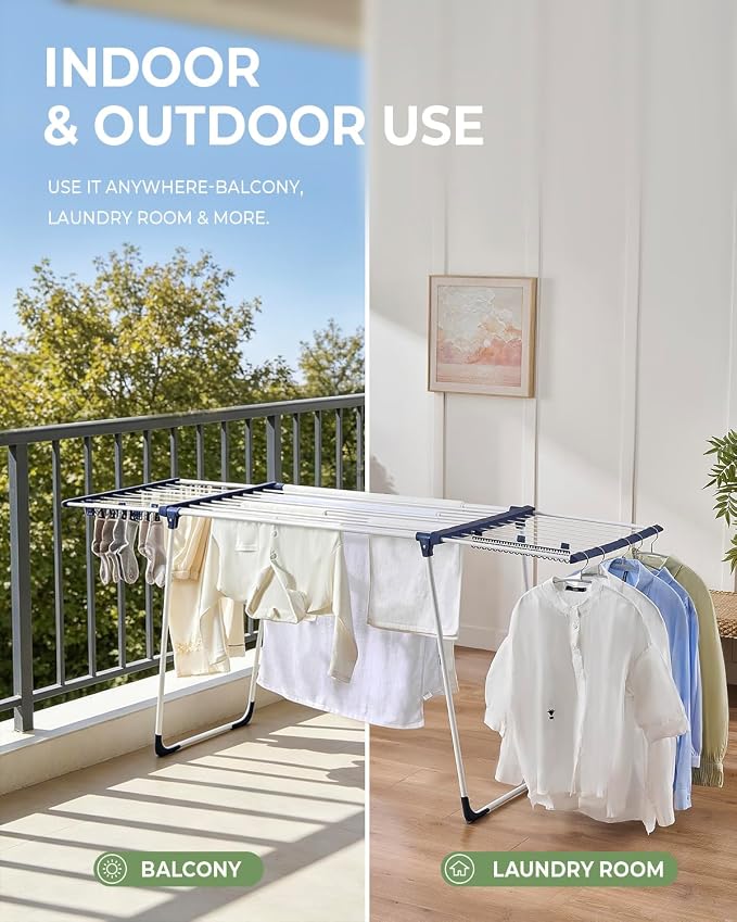 JS HANGER 90FT Extendable Clothes Drying Rack, Expands from 44" to 78" - Image 8