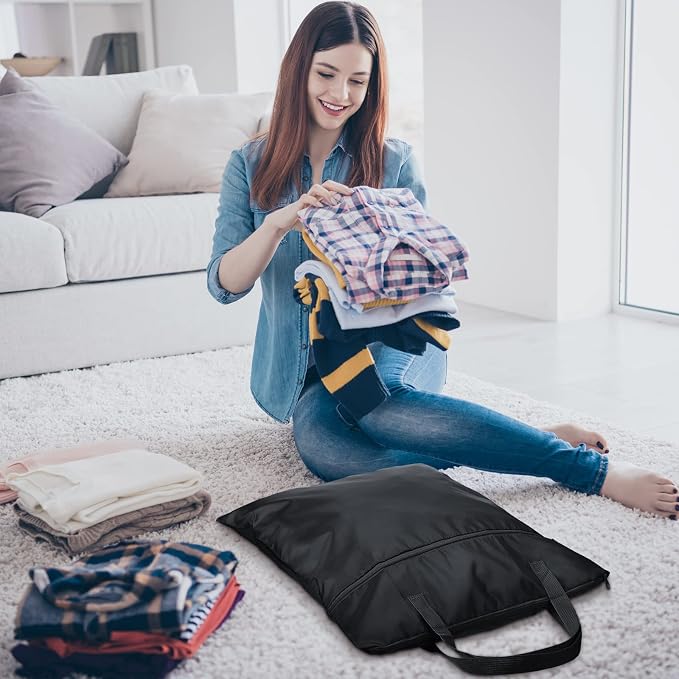 Oudain 2 Pcs Travel Laundry Bags Waterproof Dirty Clothes Bag - Image 6