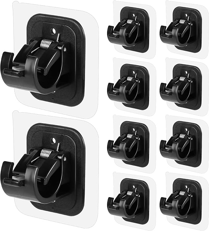 Codoule Self Adhesive No Drill Adjustable Curtain Rod Holder Hooks Brackets | by Codoule