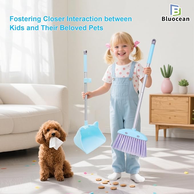 28'' Kids Mini Broom and Dustpan Set - Image 2