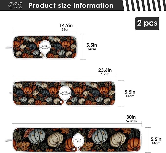Fall Thanksgiving Pumpkin Sink Mat - Image 4