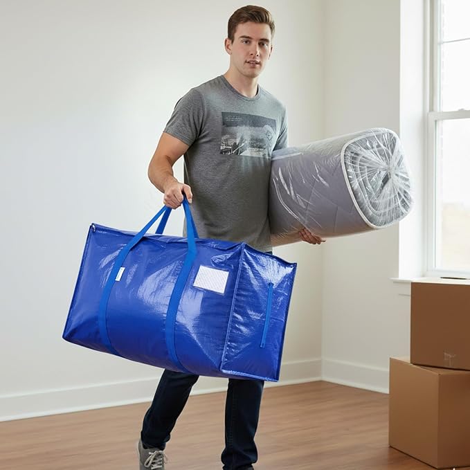 TICONN 12 Pack Extra Large Moving Bags Heavy Duty - Image 7