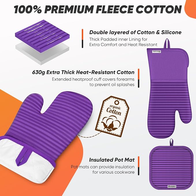 Oven Mitts Kitchen Towels and Dishcloths - Image 3