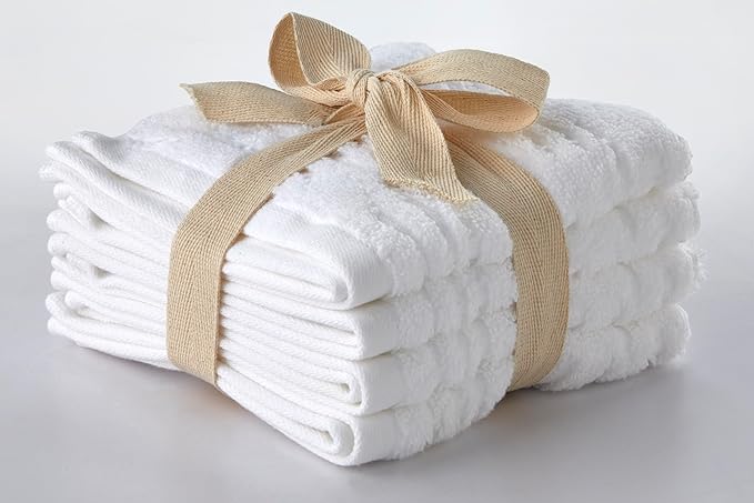 SKL Home CloudSoft Washcloth Set, 100% Cotton Luxury - Image 3