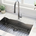Faucet Mat for Kitchen Sink – 24” x 5.1” Extra-Long Silicone Splash Guard by Meiliweser