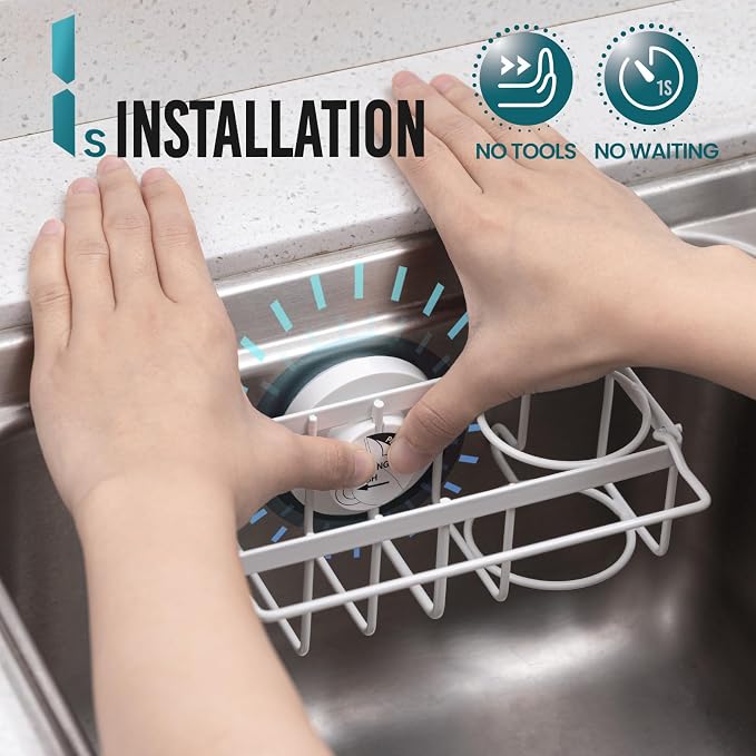 TAILI 4-in-1 Sponge Holder for Kitchen Sink - Image 3