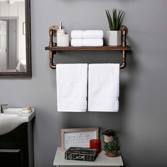 SUPERIOR Egyptian Cotton Plush & Absorbent, Hand Towel Set of 4, Soft Luxury - Image 5