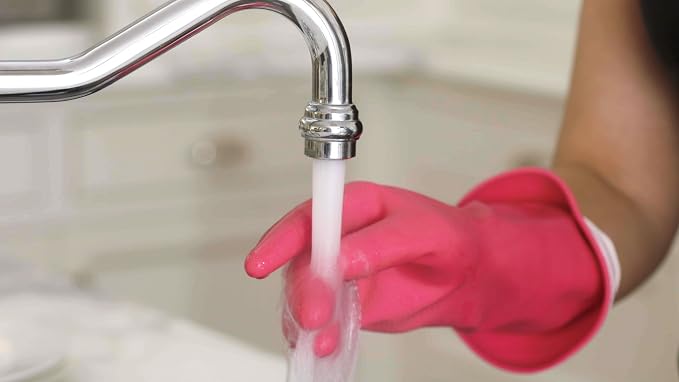 Casabella Premium Waterblock Reusable Household Cleaning Gloves - Image 7