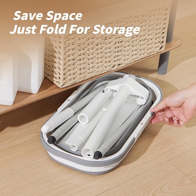 Oshang Flat Mop and Collapsible Bucket OG7 - Image 7