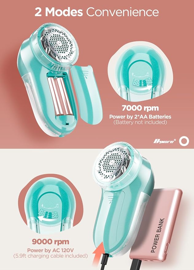 Bymore Fabric Shaver, Lint Shaver, Sweater Shaver - Image 5