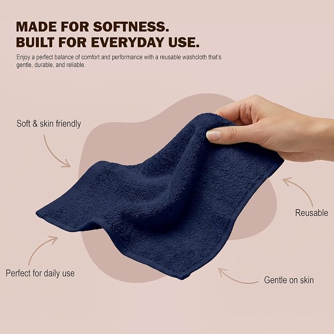 Utopia Towels 12 Pack Cotton Washcloths Set, 100% Ring Spun Cotton, Premium - Image 4
