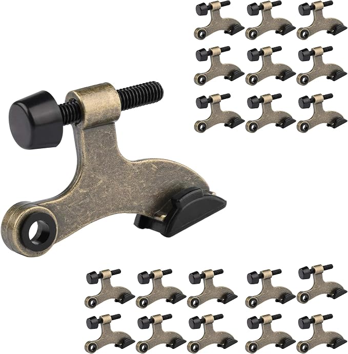 HOMOTEK 20 Pack Hinge Pin Door Stopper, Hinge Stops by HOMOTEK