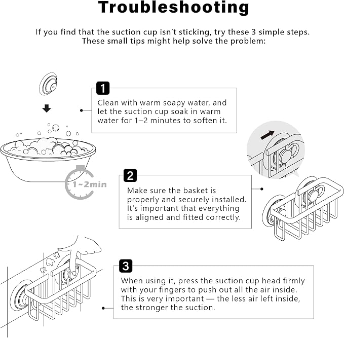 SunnyPoint NeverRust Kitchen & Bathroom Sink Caddy - Image 6
