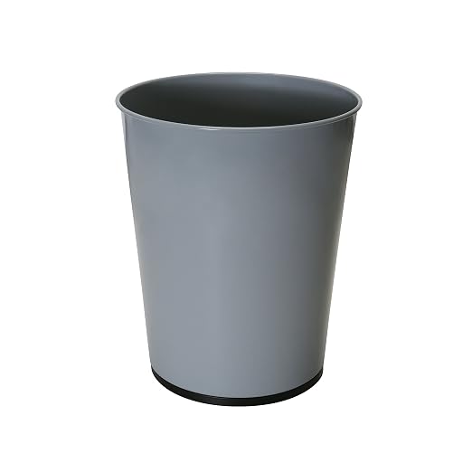 Bath Bliss 5 Liter Small Wastebasket | Round Open Top | Trash Can | Bathroom | by BathBliss