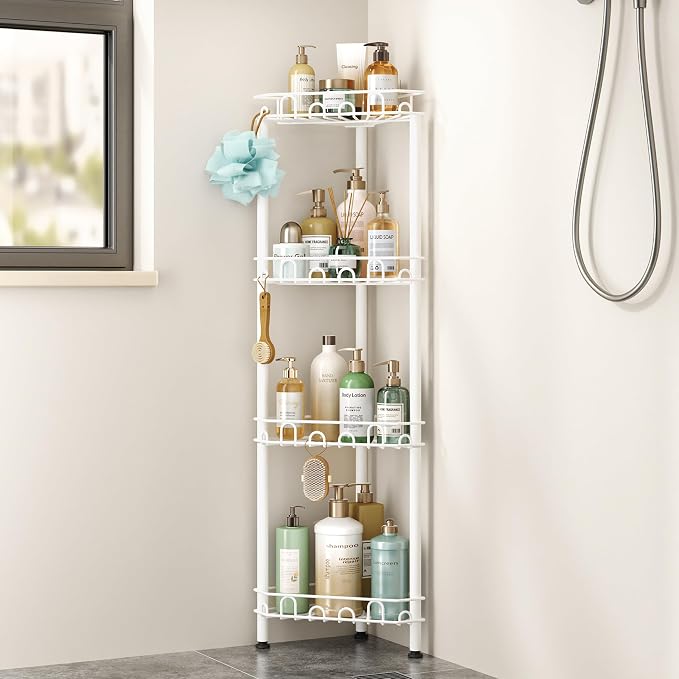 SWTYMIKI Standing Shower Caddy Corner by SwtyMiki-TidyHomeSweetLife