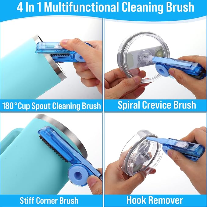 Water Bottle Cleaner Brush Set for Stanley Tumbler 40 oz/30 oz Cup | - Image 4