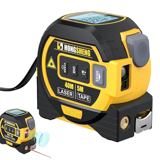 The Ruler 3-in-1 Measuring Tape, Tools Tape Measure, 3-in-1 Rangefinder by TYGHBN