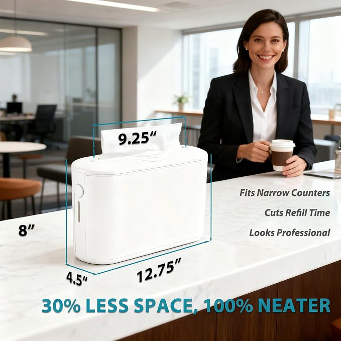 Multifold Paper Towel Dispenser Countertop Compact - Image 4