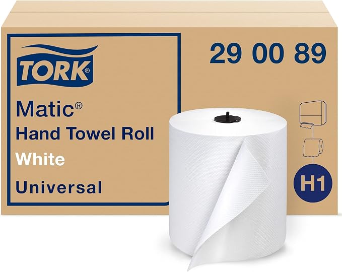 Tork Matic Soft Hand Towel Roll & Matic Paper Hand Towel Roll White H1 - Image 5