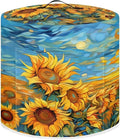 Sunflower Print Instant Pot Cover 3 Quart for Air Fryer Pressure Cooker With Top Handle and Accessories Pockets - Small Kitchen Appliance Dust Cover Decorations
