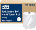 Tork Matic Soft Hand Towel Roll White H1, High Absorbency, 6 Rolls x 900 ft by Tork
