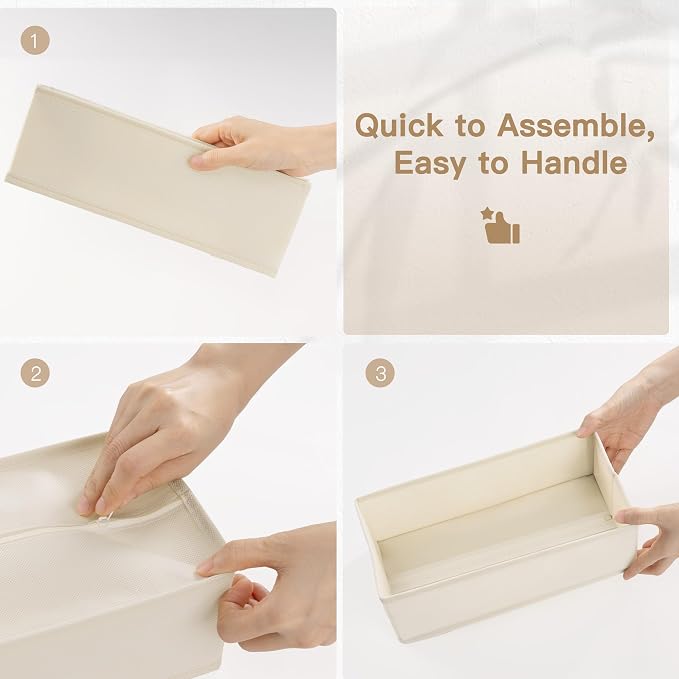Drawer Organizer Clothes, 14 Pack Dresser Organizer - Image 8