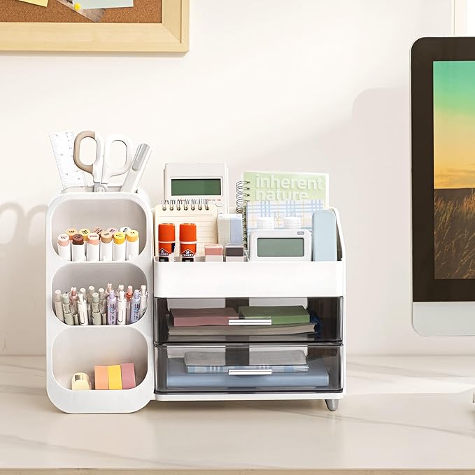HBlife Desk Organizer with Pen Pencil Holder - Image 3