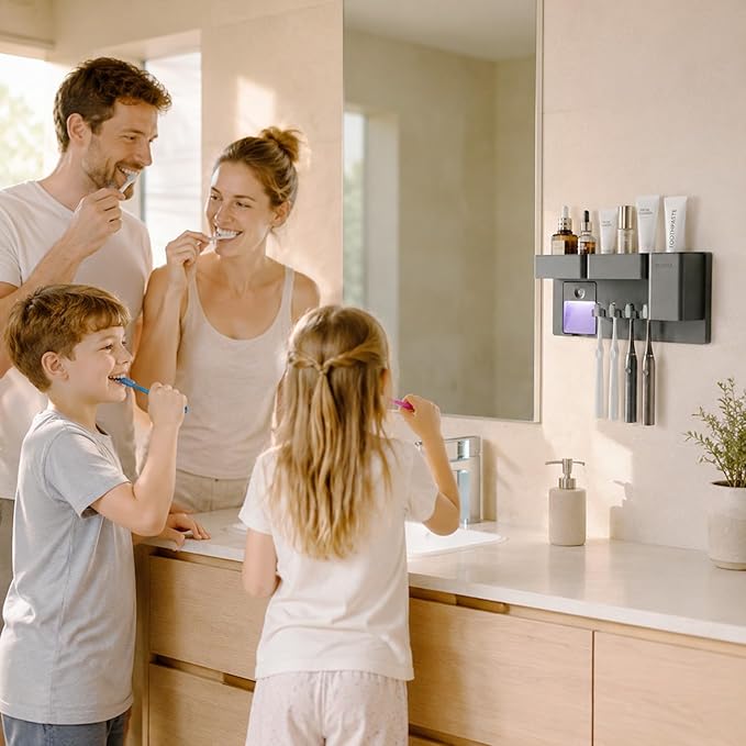 Toothbrush Holders for Bathrooms Toothbrush Holders Wall Mounted - Image 9