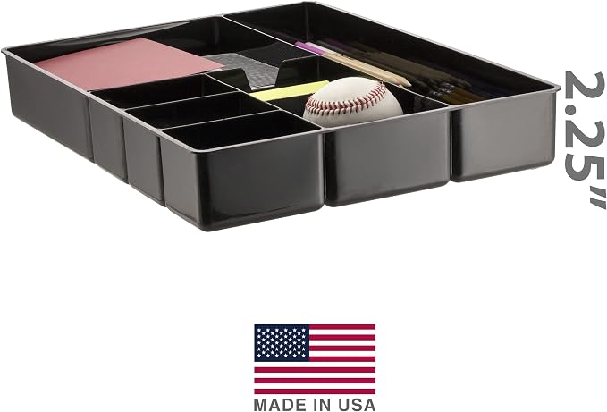 Officemate Deep Drawer Organizer Tray, 8 Compartments, 2 1/4" H x 15 1/8" W x - Image 3