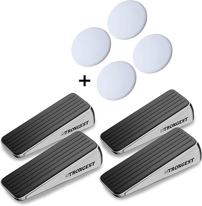 Stoppers for Bottom of Door – Heavy Duty Metal Rubber Door Stopper, Non-Slip - Image 5