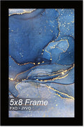 5x8 Picture Frame, Black Frame for 5 x 8 Inch Picture Poster Photo, Light Weight and High Transparent 5 by 8 Frame for Wall - 1 Pack/Black/5"x8"