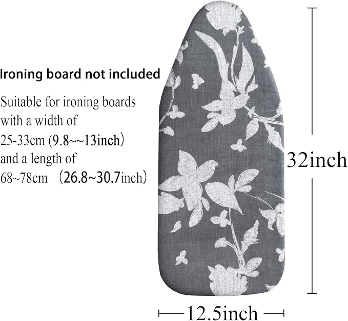 Small Ironing Board Cover Scorch Resistant, Cotton Table top Ironing Board Cover - Image 2