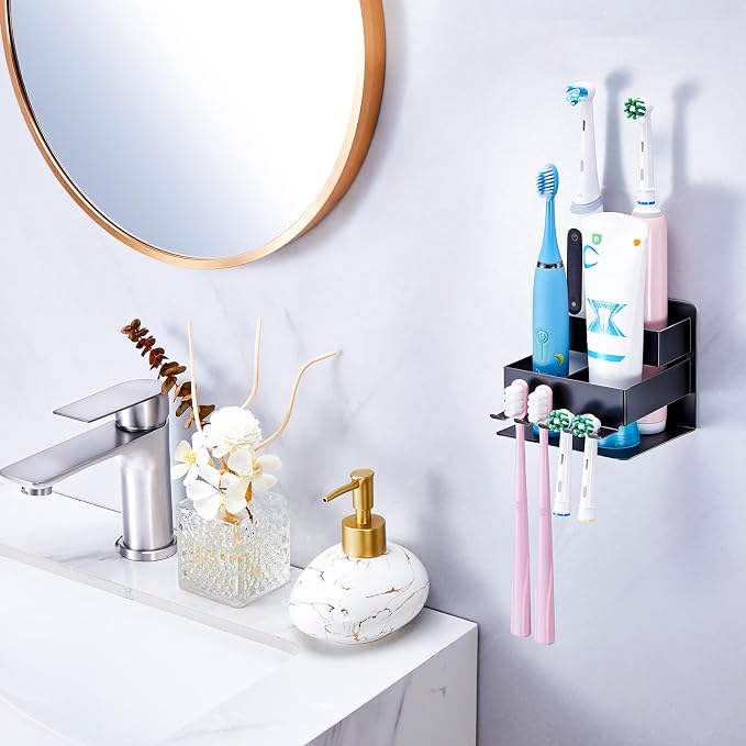 Electric Toothbrush Head Holder, Electric Toothbrush Holders Wall Mounted - Image 3