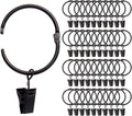 40 Pack Rings Curtain Clips Rustproof Metal Window Drapery Decorative Clips by Fivebop