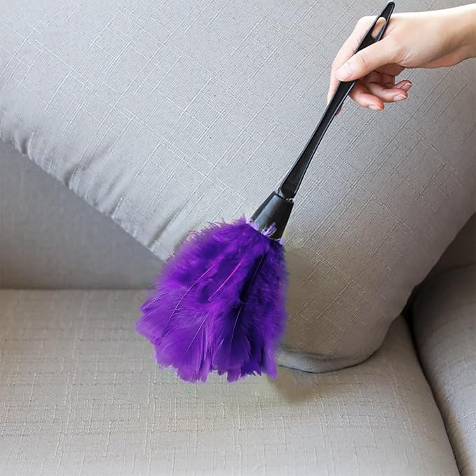Turkey Feather Dusters for Cleaning Home Blinds Kitchen car Office, - Image 3