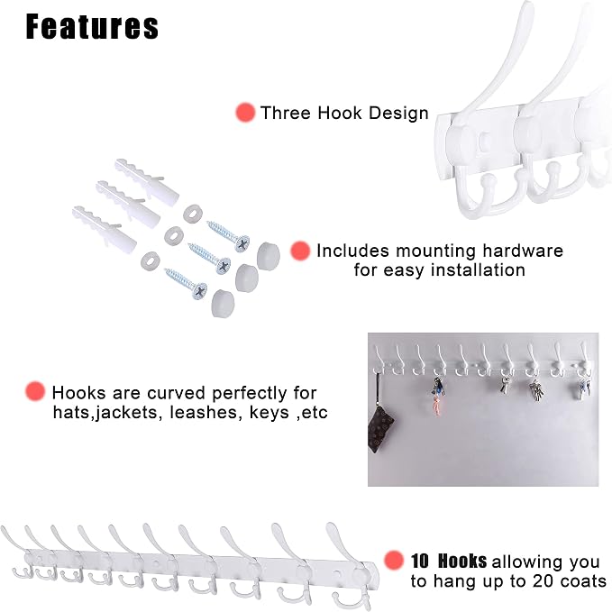 Coat Rack Wall Mount - Image 9