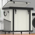 Laundry Basket with Wheels, 230L Laundry Sorter 3 Section by Unlockyourhomestoragelife