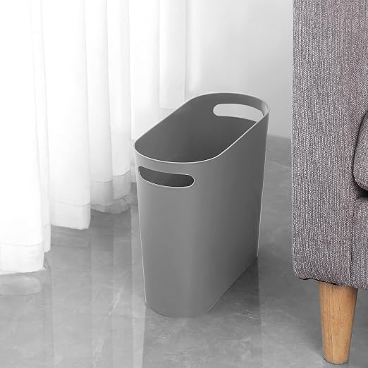 rejomiik Small Bathroom Trash Can, 3.5 Gallon Slim Garbage Can, Office and - Image 4