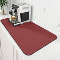 Coffee Mat Super Absorbent Dish Drying Mat Coffee Bar Mat 18"x 32" by WiseLife