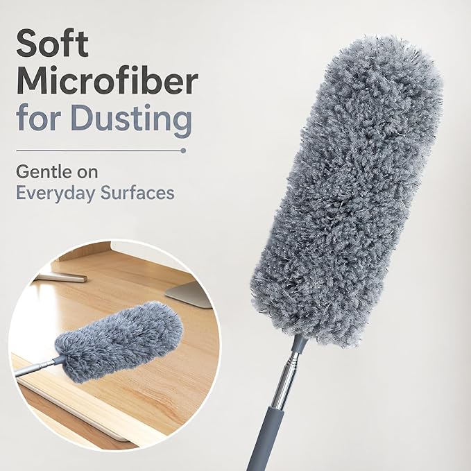 2 Pack Small Microfiber Feather Duster - Image 3