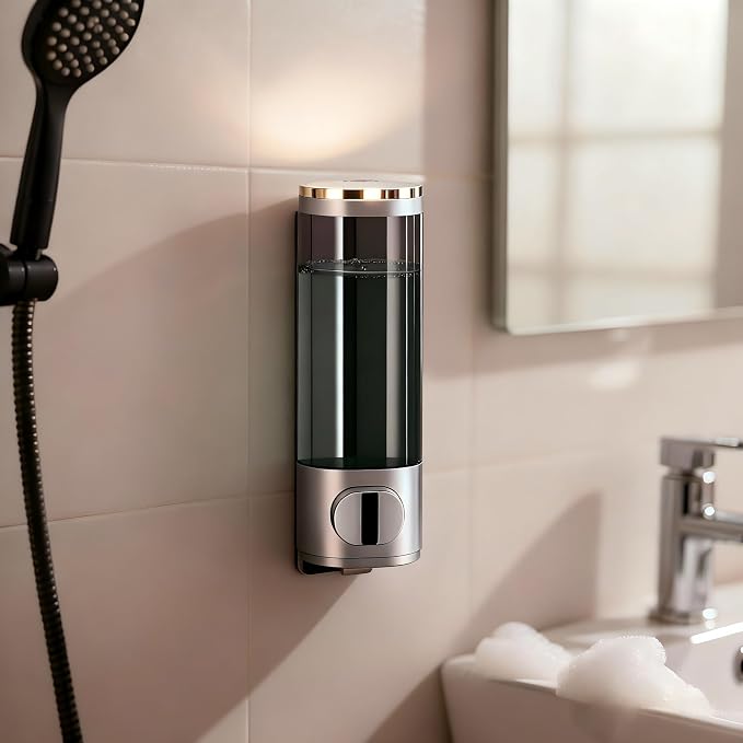 10oz/300ml Single Manual Wall Mounted Soap Dispenser - Image 3