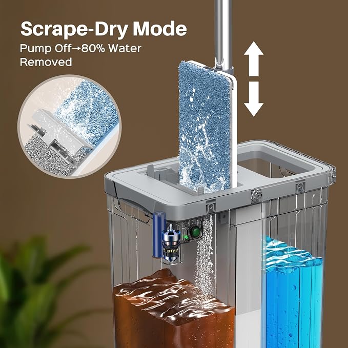 Mop and Bucket Set, Flat Mop and Bucket System - Image 5
