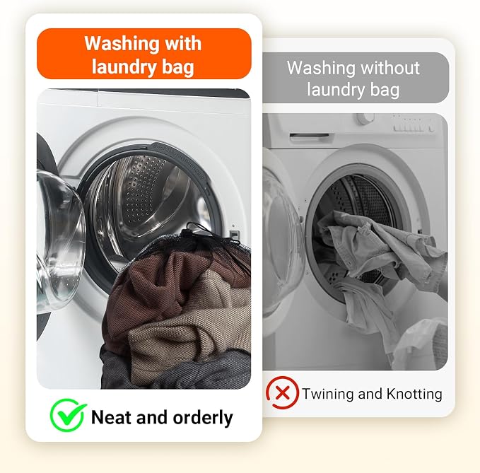 Extra Large Mesh Laundry Bag Heavy Duty Mesh Wash Bag - Image 5