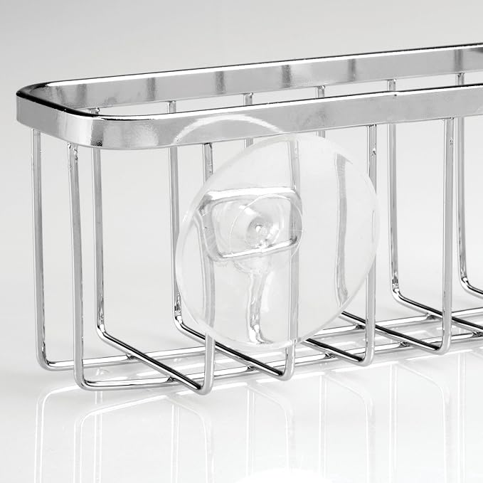 iDesign Stainless Steel Suction Sponge Holder - Image 6